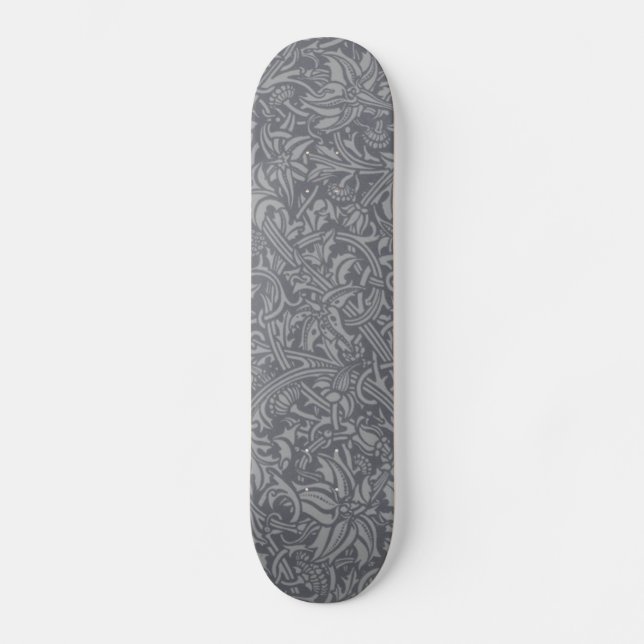 Skateboard William Morris Thistle Fond d'écran floral (Recto)