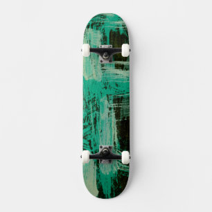 Skateboard Windows bleu vert I