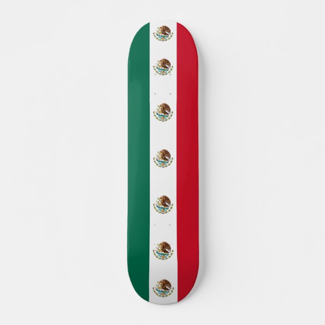 Skateboard with flag of Mexico (Vorne)