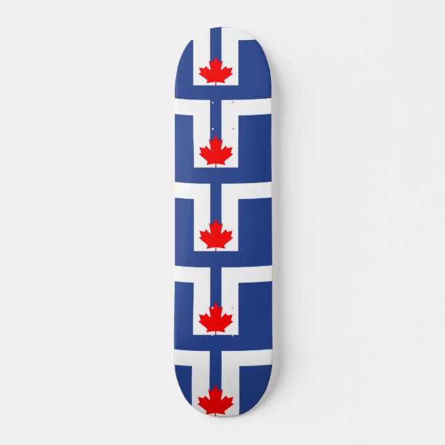 Skateboard with flag of Toronto, Canada (Vorne)