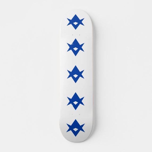 Skateboard with flag of Toyota City, Japan (Vorne)