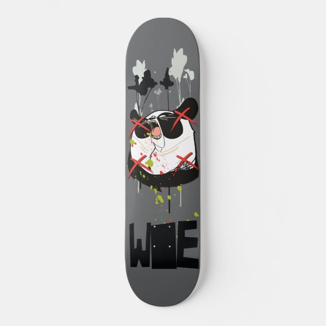 Skateboard Woebots "panda X " (Recto)
