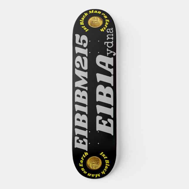 Skateboard YDNA 1ST BLACK MAN JMT 8 Patinage de 1/4" (Recto)