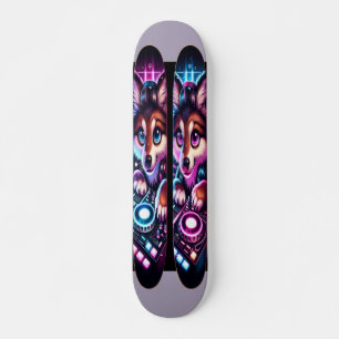 Skateboard Yeux DJ expressifs