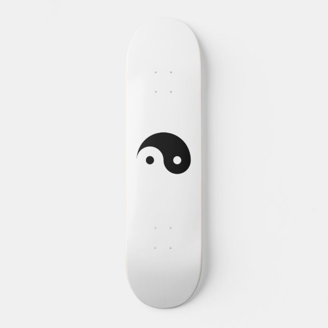 Skateboard Yin et Yang, (Recto)