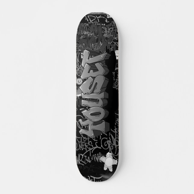 Skateboard Yousef Graffiti planche à roulettes personnalisée (Devant)