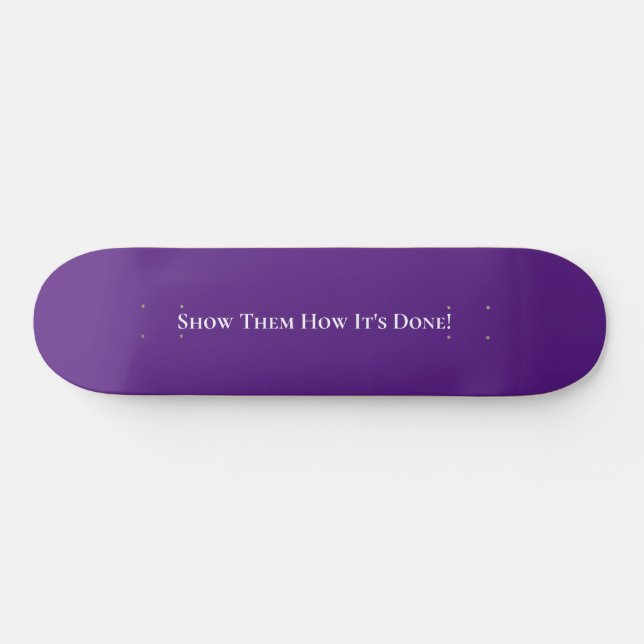 Skateboard zeigt ihnen, wie es gemacht wurde (Horizontal)