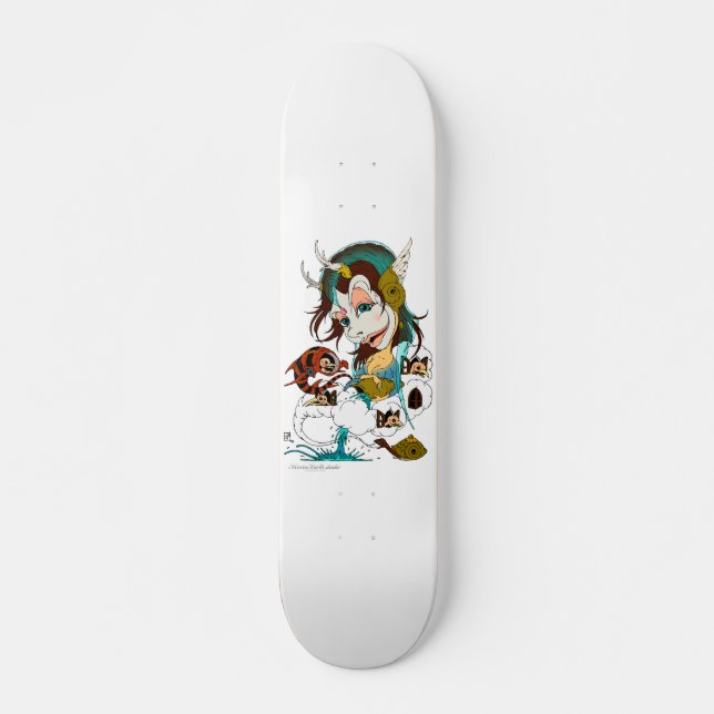 Skateboard zodiaque de Verseau (Devant)