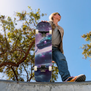 Skateboard Zodiaque Galaxie du Serpent Cosmique Astrologie