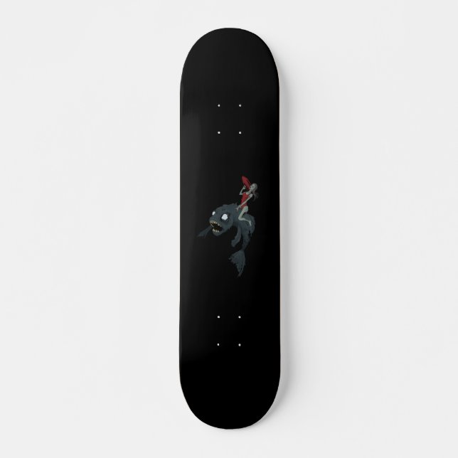 Skateboard Zombie Pin-up des mers (Devant)