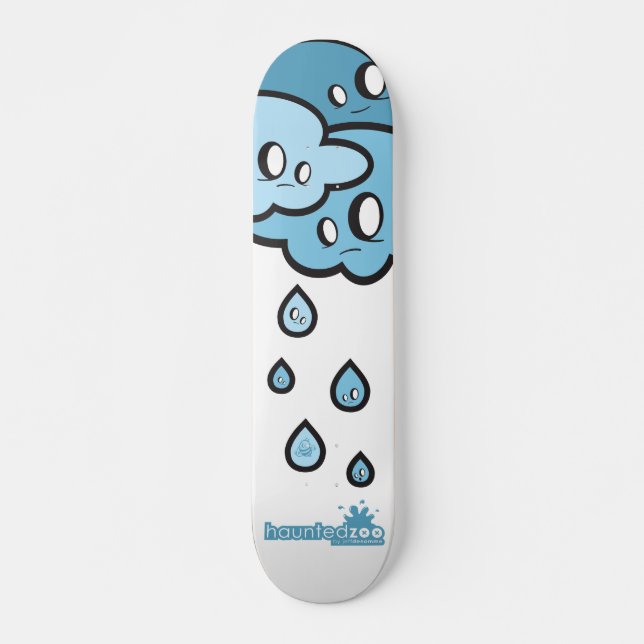 Skateboard Zoo hanté "pluie " (Devant)