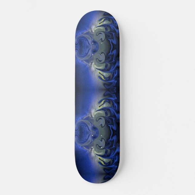 Skateboard zul royal remolino (Recto)