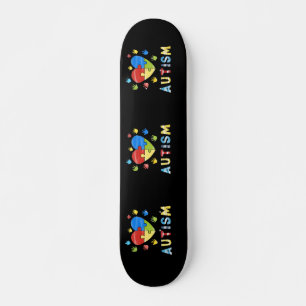 Skateboard zur Sensibilisierung für Autismus