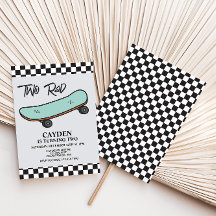 Skateboard Zwei Krasse 2. Geburtstag