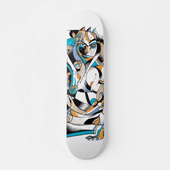 Skateboarddeck "Blue Joker" (Vorne)