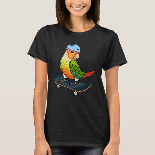 Skateboarden Parrot I Green Cheek Ananas Conur T-Shirt