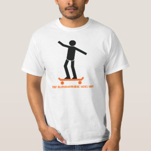 Skateboarder auf seinem Skateboard T-Shirt