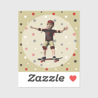 Skateboarder Aufkleber