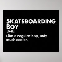 Skateboarder Boy Funny Definition Skateboarder