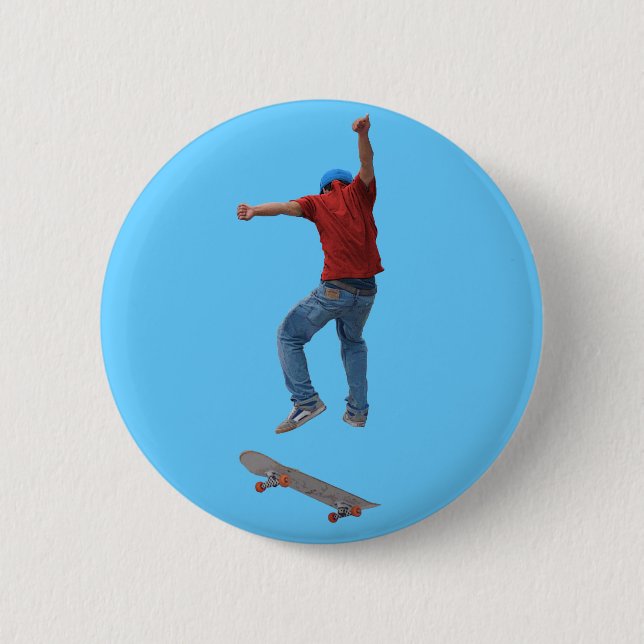 Skateboarder erhalten etwas Air Action Street Kulc Button (Vorderseite)