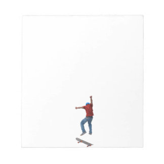 Skateboarder erhalten etwas Air Action Street Kulc Notizblock