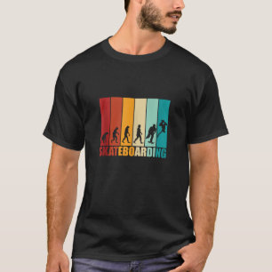 Skateboarder-Evolution Retro-Skateboarding Vintage T-Shirt