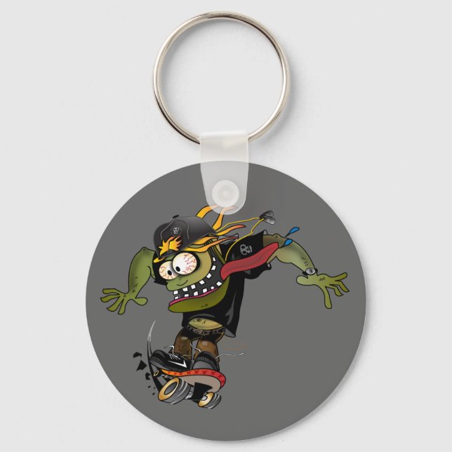 Skateboarder Keychain Schlüsselanhänger (Vorderseite)