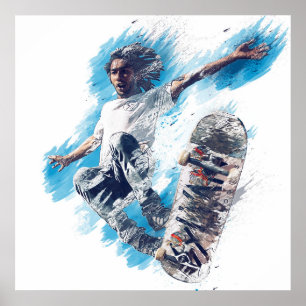 Skateboarder Poster