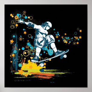 Skateboarder sk8er poster