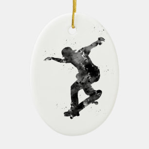 Skateboardfahren Keramik Ornament