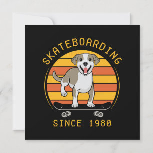 Skateboardfahren seit 1980 einladung