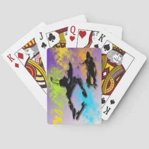 Skateboardfahrer-Spielkarten Spielkarten