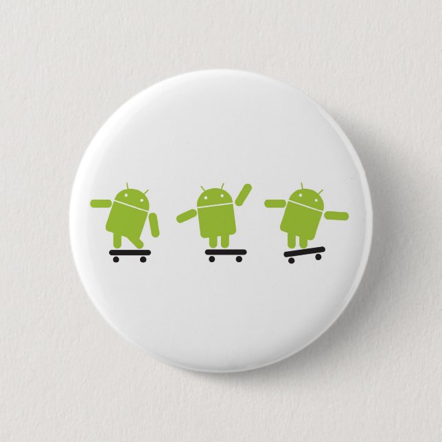 Skateboarding Android Button (Vorderseite)