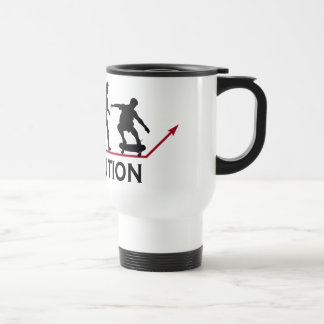 Skateboarding Evolutions-Tasse Reisebecher
