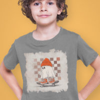 Skateboarding Ghost Retro Grunge