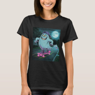 Skateboarding Ghost Summerween nur für Ha Gewartet T-Shirt
