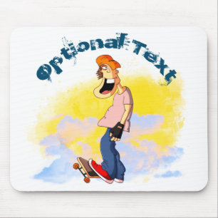 Skateboarding Guy Mousepad