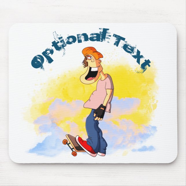 Skateboarding Guy   Mousepad (Vorne)