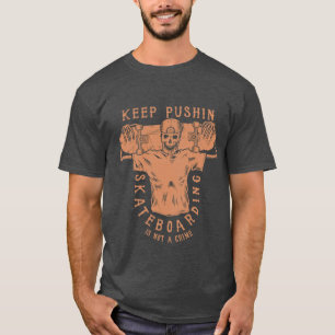 Skateboarding ist kein Verbrechen-Skeleton Skater T-Shirt
