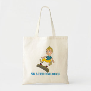 Skateboarding Jungen-Cartoontasche Tragetasche