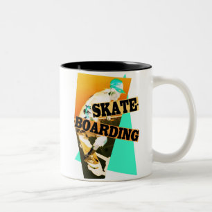 Skateboarding Jungen-Tasse Zweifarbige Tasse