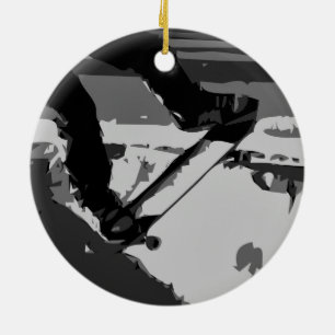 Skateboarding Keramik Ornament