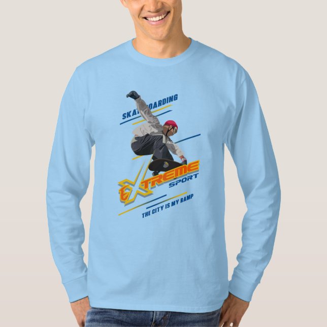 Skateboarding | Langschläfer T-Shirt (Vorderseite)