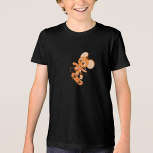 Skateboarding Mouse Black Tri-Blend-Shirt Tri-Blend Shirt
