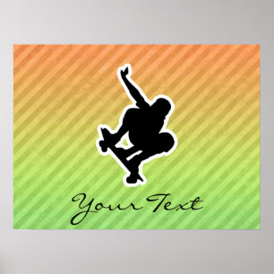 Skateboarding Poster
