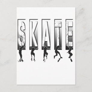 SKATEBOARDING POSTKARTE