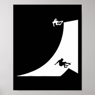 Skateboarding Skateboard Skater-Mädchen Skater-Jun Poster
