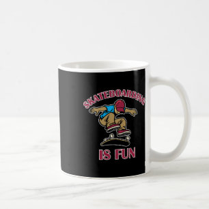 Skateboarding-Spaß Coole Sportarten Flip Roll Fitn Kaffeetasse