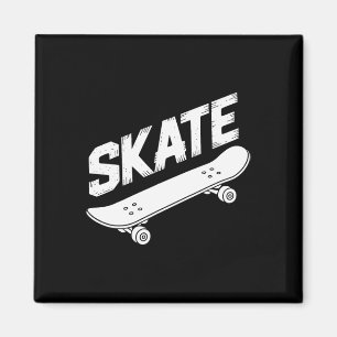 Skateboarding-Sport-Grafik Vintage-Skateboard Skat Magnet