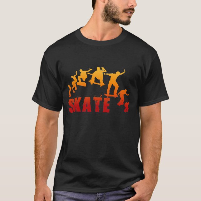 Skateboarding T - Shirt (Vorderseite)